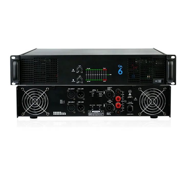 CA2 CA4 CA6 CA9 CA10  2U Professional Sound Standard  Power Amplifier 800 Watts  Audio Power Amplifier
