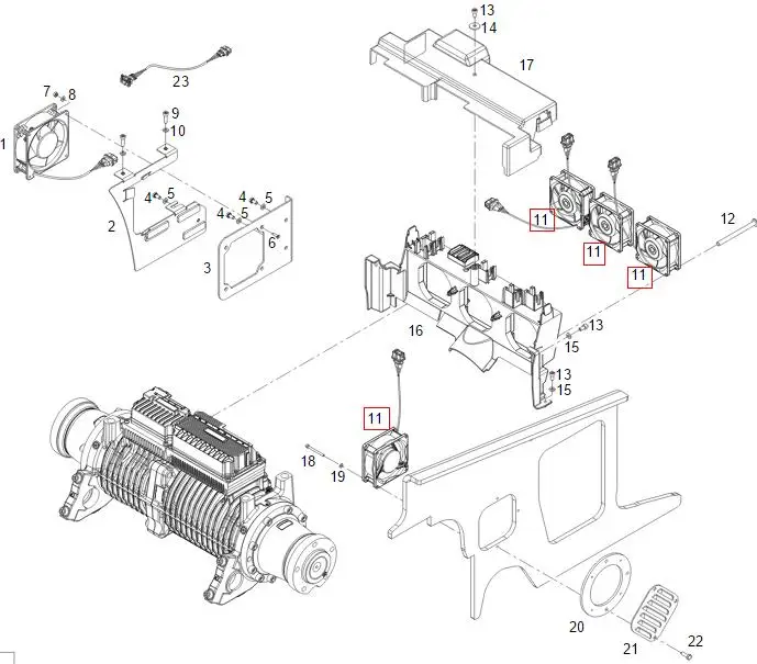 forklift spare parts fan 80V 3280JNPU 7918911713 7918911781 7918911729 linde forklift 1276 388 factory