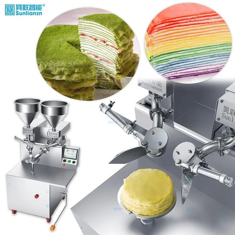 New Automatic Round Cake Butter Spreading and Icing Equipment Cream Decorating Machine