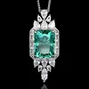 Parale Green pendant with Chopin chain