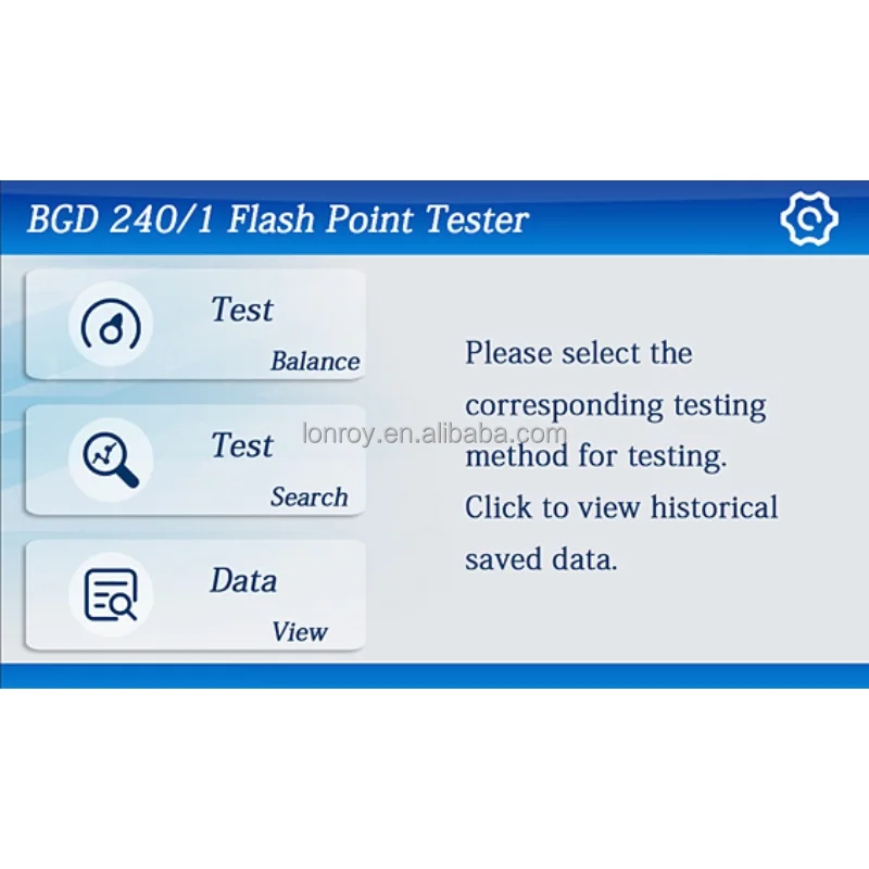 BGD 240 ISO 3680 Automatic Flash Point Tester ASTM D3278 ASTM D3828 Paints Flash Point Testing Machine