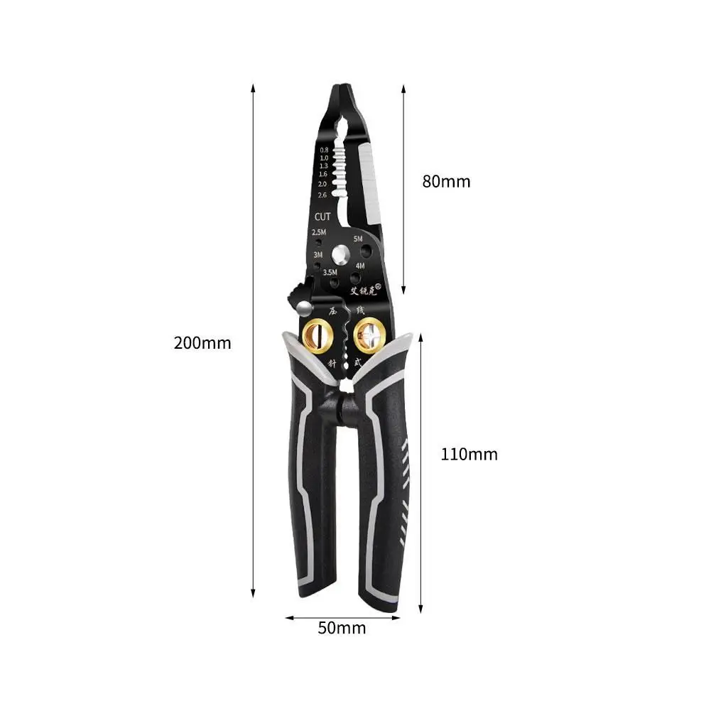 Electrician's Choice Copper Wire Stripper & Splitting Tool with Clamping Feature for Electrical Equipment