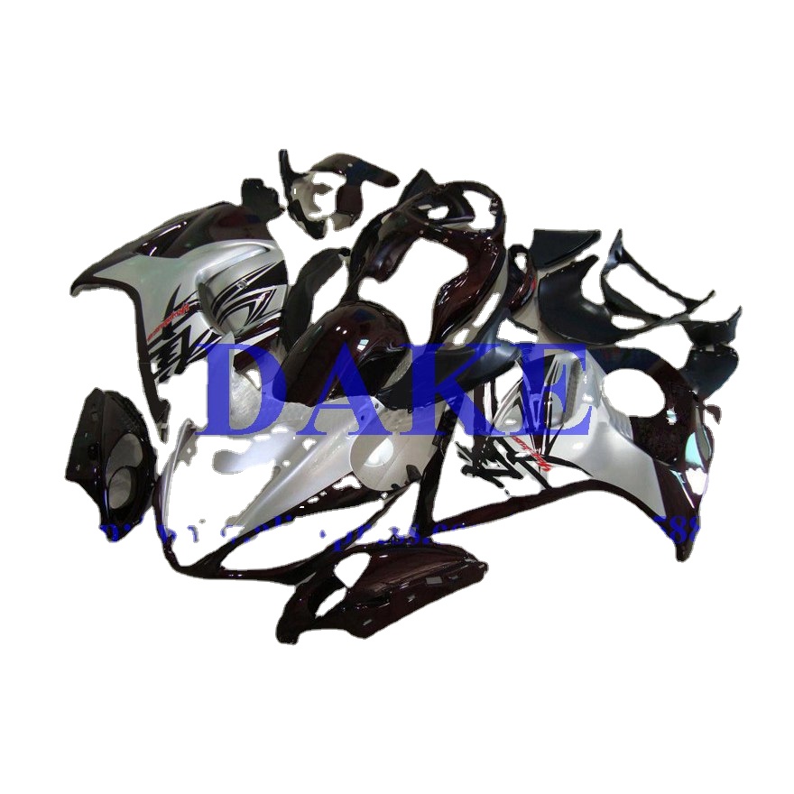Ким впрыска серебряный черный Обтекатели для hayabsa GSXR1300 08 09 GSX-R1300 GSXR 1300 2008 2009 наборы обтекателей # BS0A0