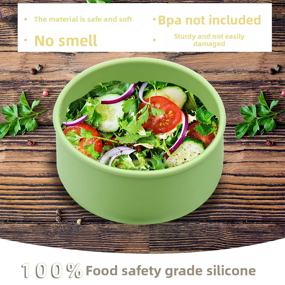 Manufacturer Direct Wholesale Children's Silicone Bento Lunch Boxes with Fresh-Keeper Covers Soup Boxes and Soup Cups details