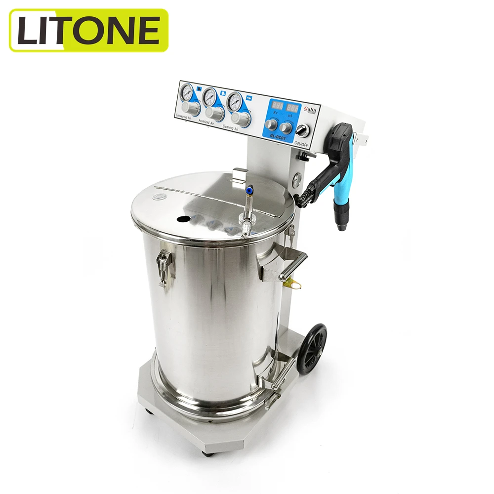 Electrostatic Epoxy Polyester Powder Plastic Metallized Coating Painting Spraying Paint Spray Machine Gun Machinery