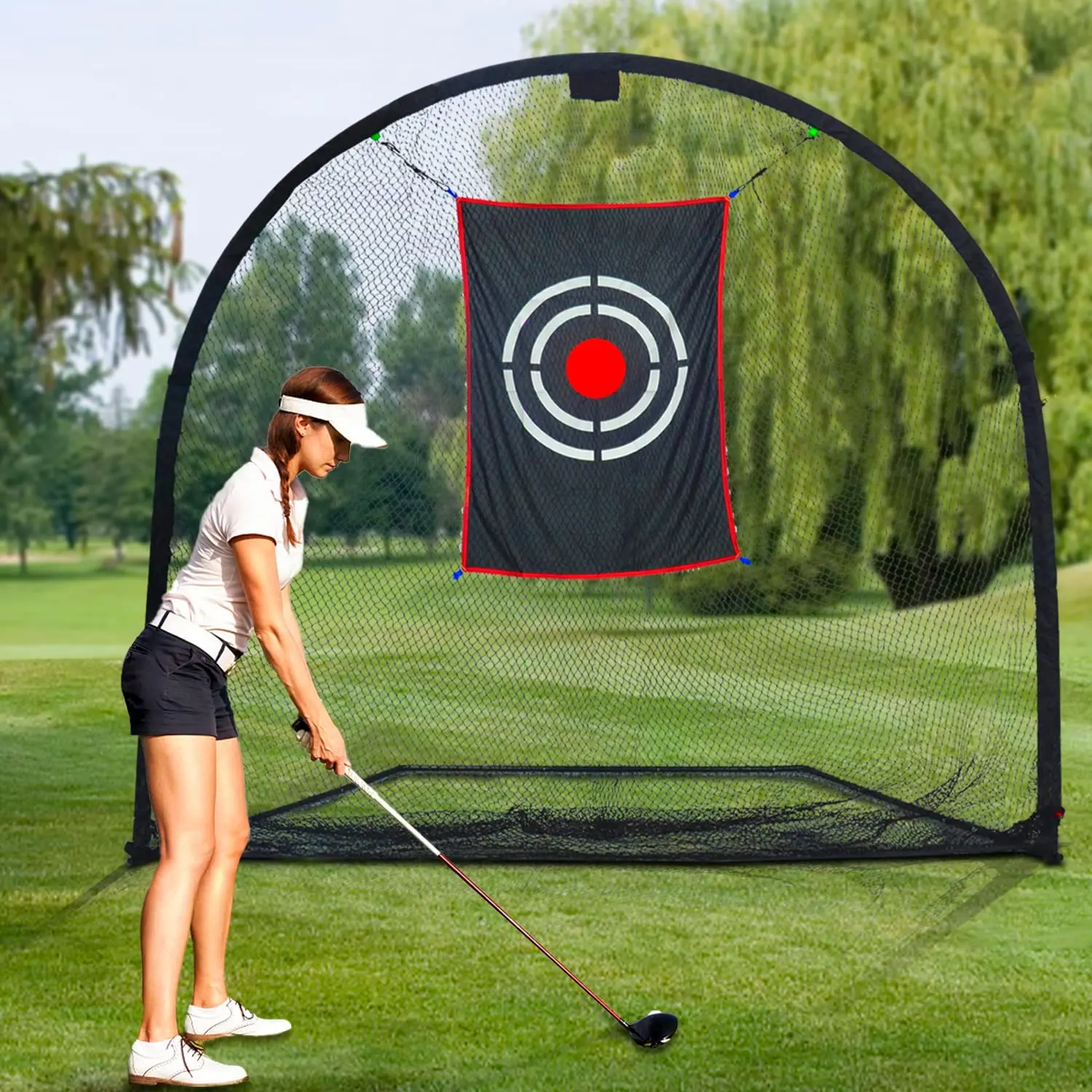 Cheap Outdoor Backyard Portable Hitting Driving Golf Practice Net Cage