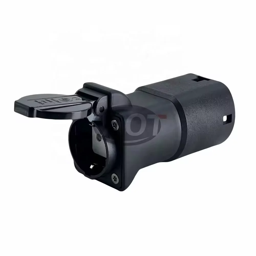 AOTAI KIA V2L Adapter 220V Type2 to Schuko Car Discharger EV Adapter Discharge For KIA with lock on the car