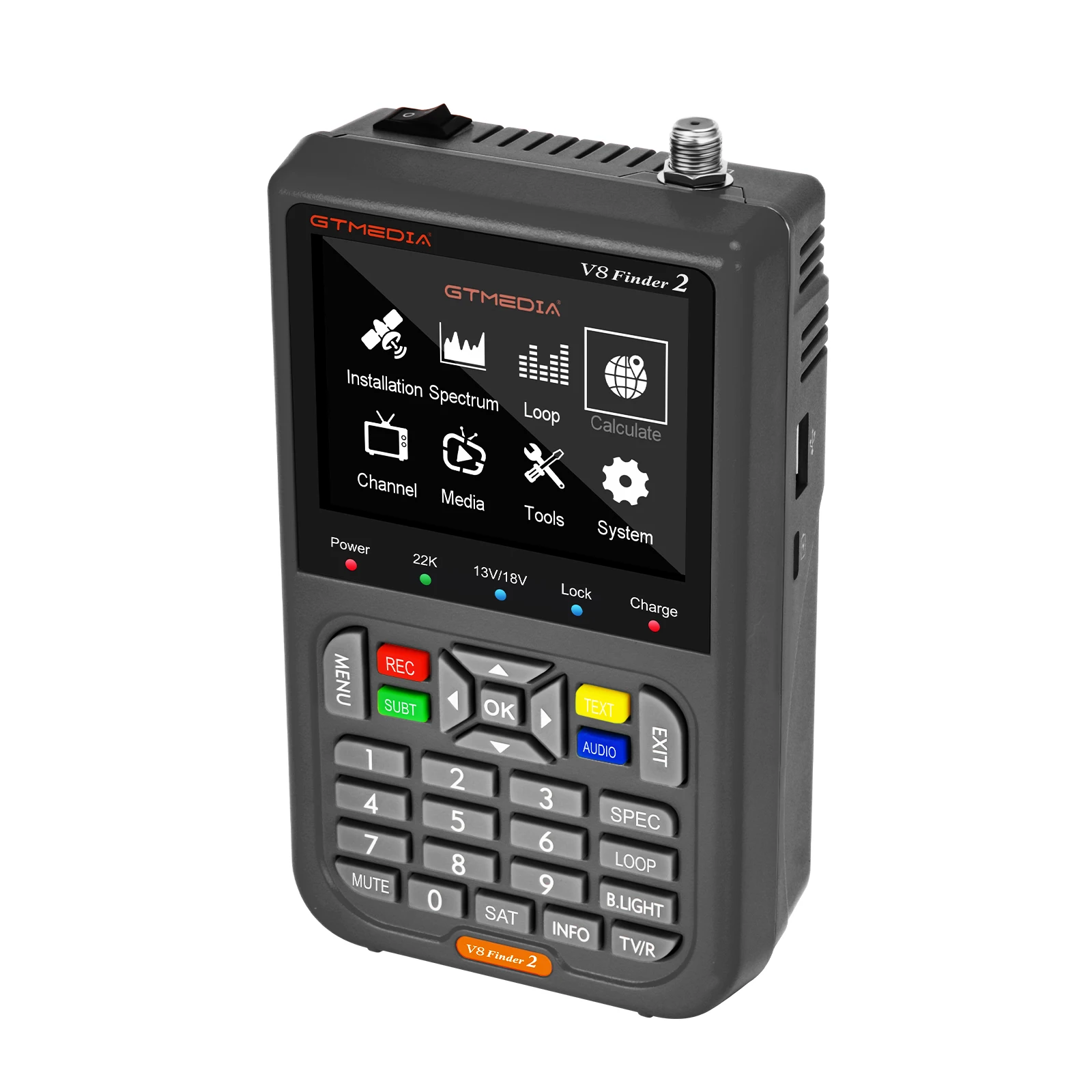 2022 Newest GTMedia V8 Finder2 Dvb-s2/s2x Digital Satellite Finder Meter Satlink Ws-6906 Ws-6933