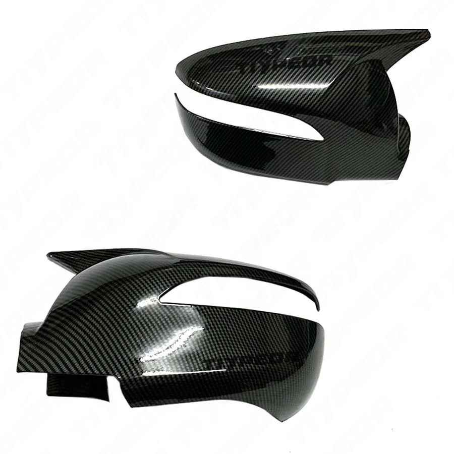 Tiypeor Carbon Fiber Look Rearview Mirror Covers for Hyundai IX35 Wing Mirror Cover for Side Rear View Accessories