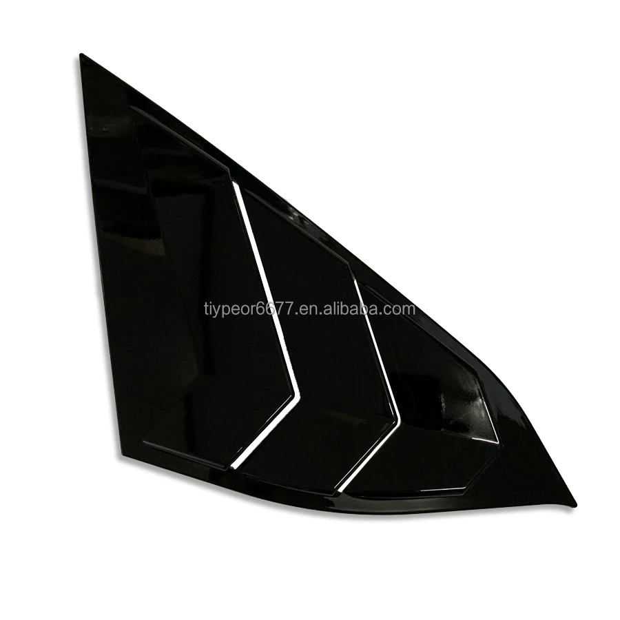 product tiypeor window louver for honda accord 2018 2022 gloss black jdm side vent rear window quarter louver-6