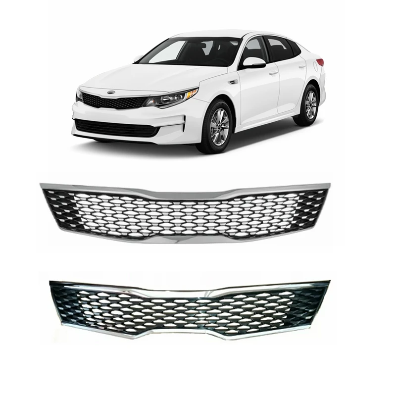 car body auto parts front bumper chrome upper grille for KIA optima SX SXL LX EX turbo sedan 2016-2018 86350-D6100