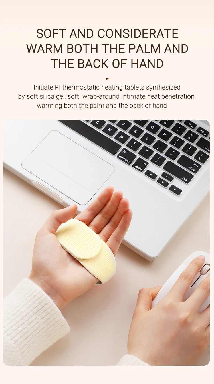 New Arrival 2000mah Hand And Foot Warmer Usb Rechargeable Type C Mini