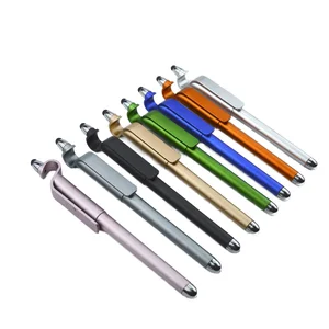 Promotional Multi Function Mobile Phone Stand Touch Pen with Screen Stylus