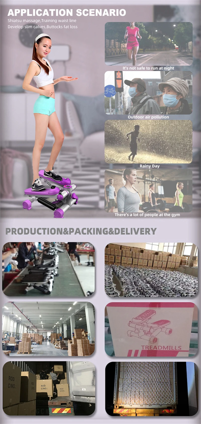 Factory price China fitness equipment Trainer Cross Trainer Elliptical Stepper Functional Walker Commercial Equipment