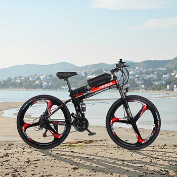 2025 EU Warehouse High Carbon Steel 48v 13ah Mountain Bike 26 Inch Electric Bike Rear Hub 500W Brushless for Men Green City