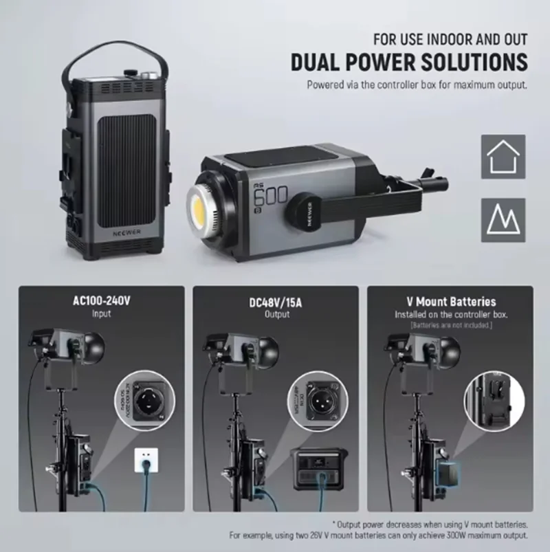 NEEWER AS600B 600W Professional COB Continuous Video Light for