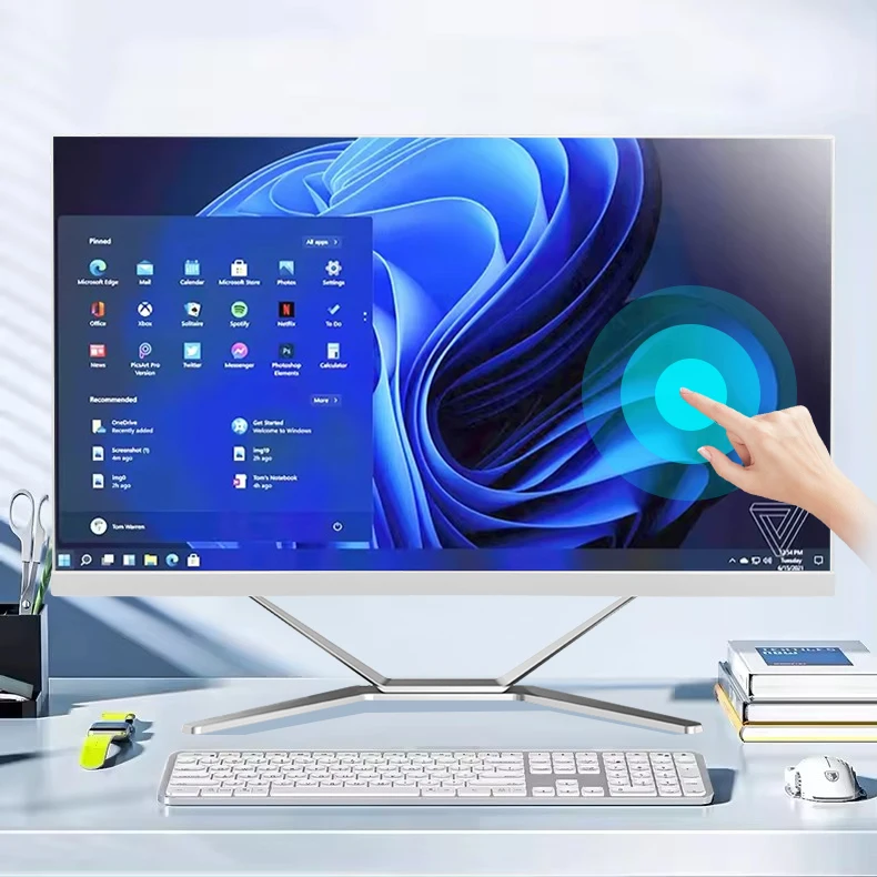 Win 10 pro SSD 256GB DDR4 8 все в одном ПК i7 16 Графический Настольный современный