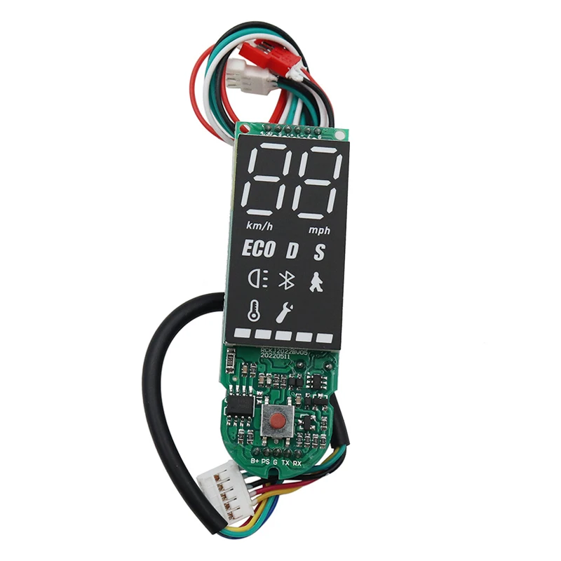 36V 350W Brushless Electric Scooter M365 with Dashboard Headlight Tail Light Cover Accelerator Brake Handle-Scooter Parts