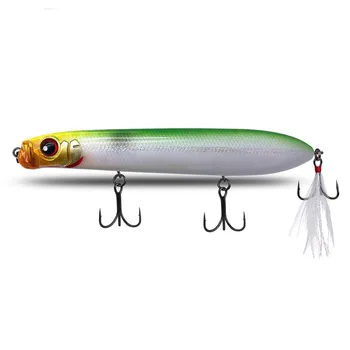 CHEERY Plastic Fishing Tackle Freshwater Lure Small Size Le Dog 105mm-165g Long-Cast Floating Pencil Lure Z-Dog Hooks – Pencil – view 4