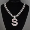 Silver pink letter S