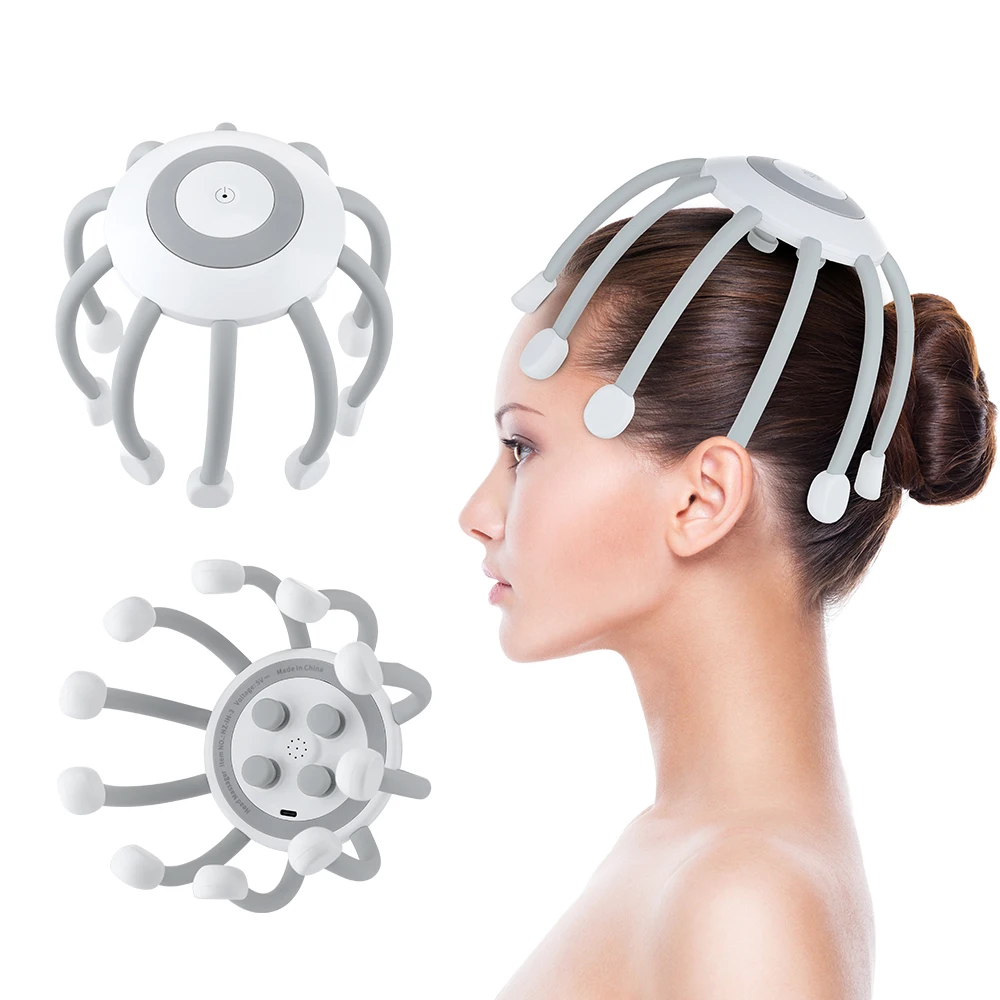 vibrating head massager amazon Amazon.com: Head Massager Scalp, Vibrating Electric Scalp Massagers,  Battery Powered Head Scratchers Massager Whisk Hair Massage Relax Tool with  20 Metal Fingers for Stress Relief, ldeal Gift for Women & Men : main image 0