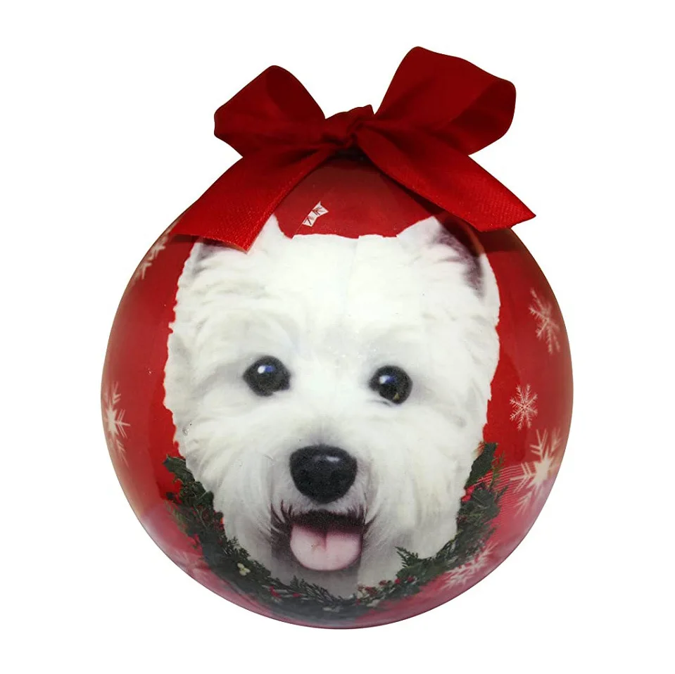 Окрашенные на заказ 8 см рождественские стеклянные шары с рисунком логотипа украшения рождественской елки праздничные