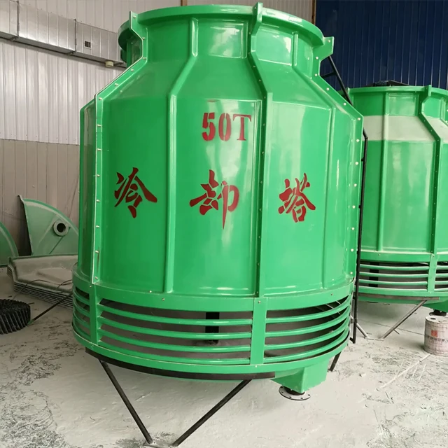 Reliable Operation Low Noise Cooling Tower FRP 8T Circular Cooling Tower Counter Flow Cooling Tower