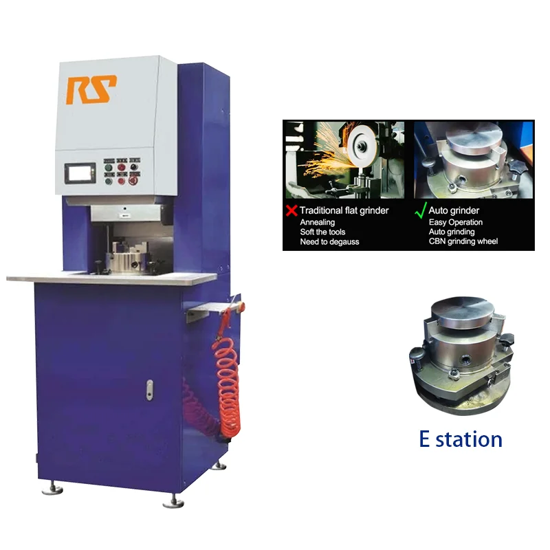 Rotating Worktable for Grinding Rooftop Tools Punch Press Grinder