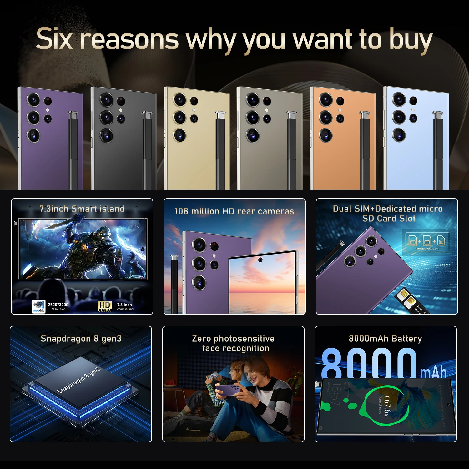 Android Mobile Phone Best Brand New Original  S25 Ultra S25+ S25 Nuevo Smart Phone Smartphone