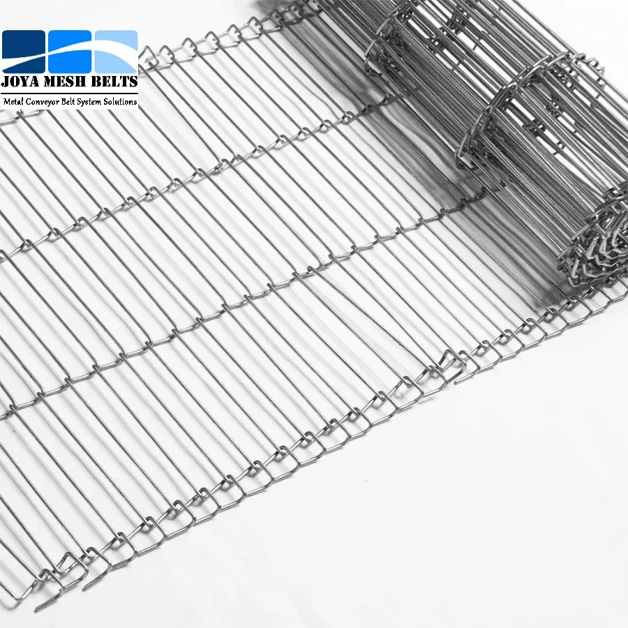 Light Structure Flex Ladder Wire Mesh Conveyor Belt for Conveying, Drying, Draining and Processing of Food, Meat, Candy Making