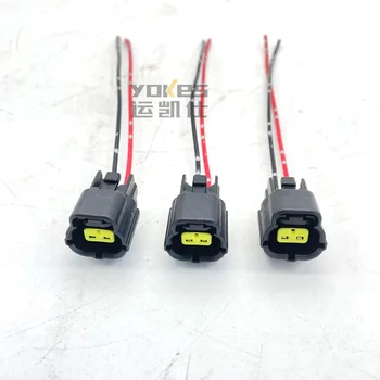 SK200-6E SK200-8 SY215-8 2Pin Solenoid Valve Plug Connector High quality Factory wholesale Excavator Parts For Kobelco Sany
