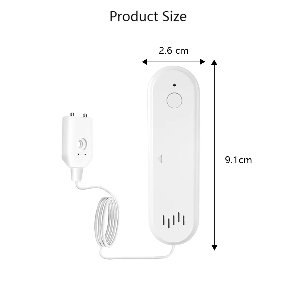 Tuya Wifi Smart Water Leak Sensor Water Overflow Level Detector