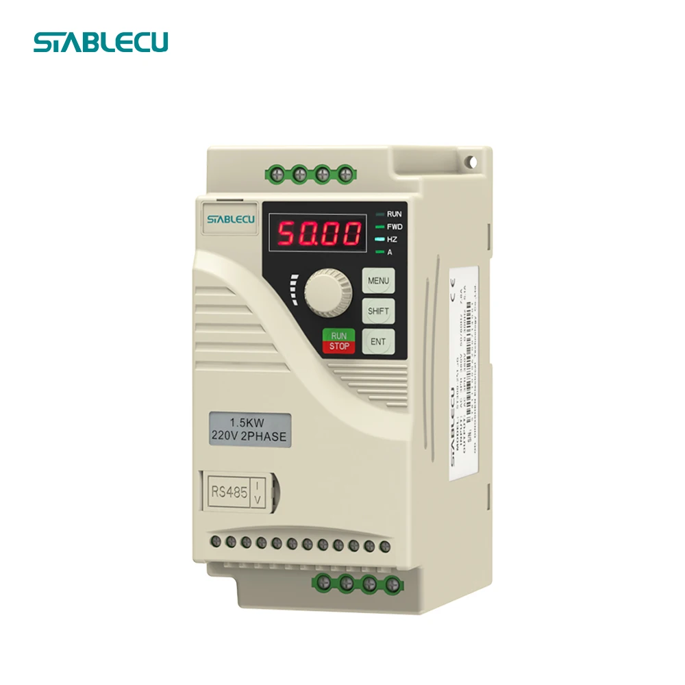 380v 1hp ac speed controller 220v single phase 50hz 60hz variable frequency drive vfd 0.75kw 1.5kw 75kw inverter factory