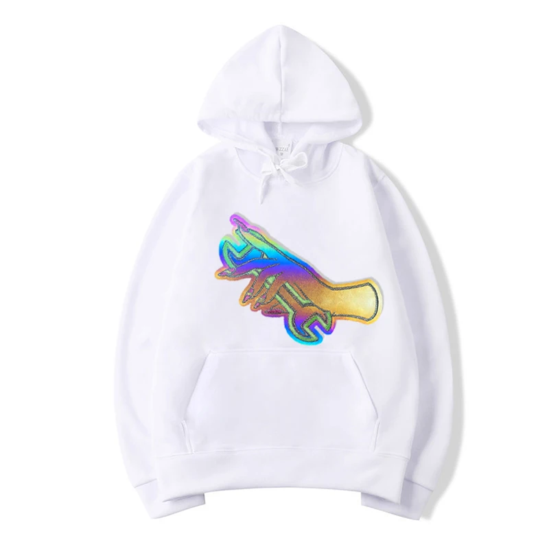 Custom Design Your Logo Reflective Cloth Patches Twill Applique Embroidery Iron On Patch For