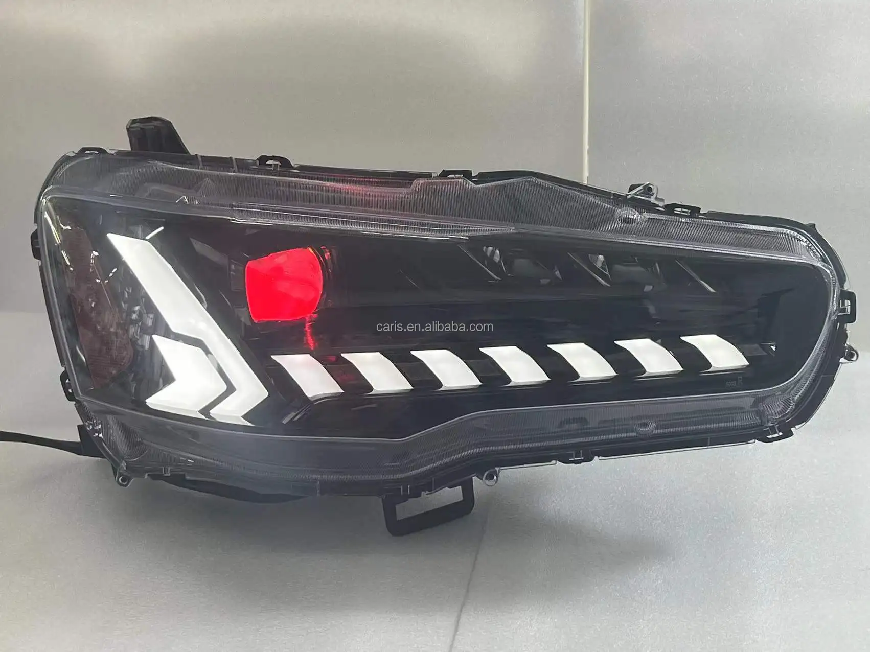 Faro Led con animación de arranque, nuevo estilo arcaico, para faros delanteros HC Motion Lancer 2008-2017 (disponible en EE. UU.)