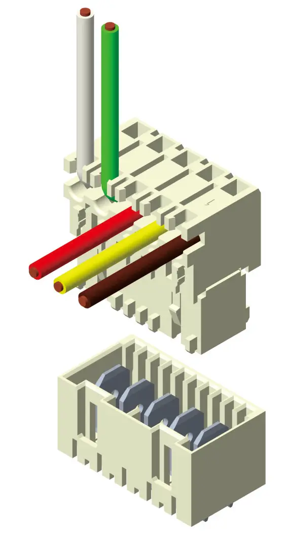 RAST 5 Connector for Direct Mating with Screw Terminal