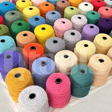 Low MOQ Qtools Tufting Gun Wool Yarn Ready Stock 500g Color 100% New Zealand Wool Yarn for Tufting Rug for Tufting Gun