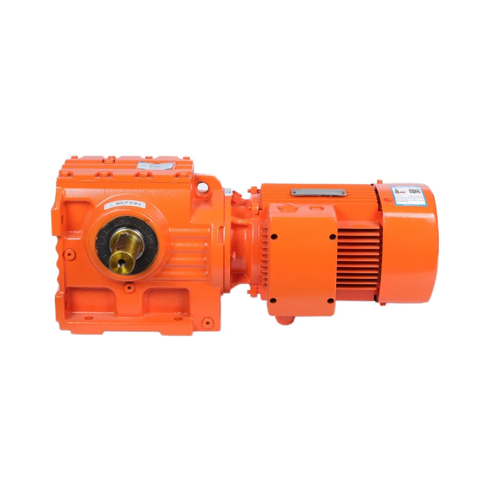 High Precision S Series Reducer Spiral Bevel Helical Speed Reduction Drive Worm Gearbox