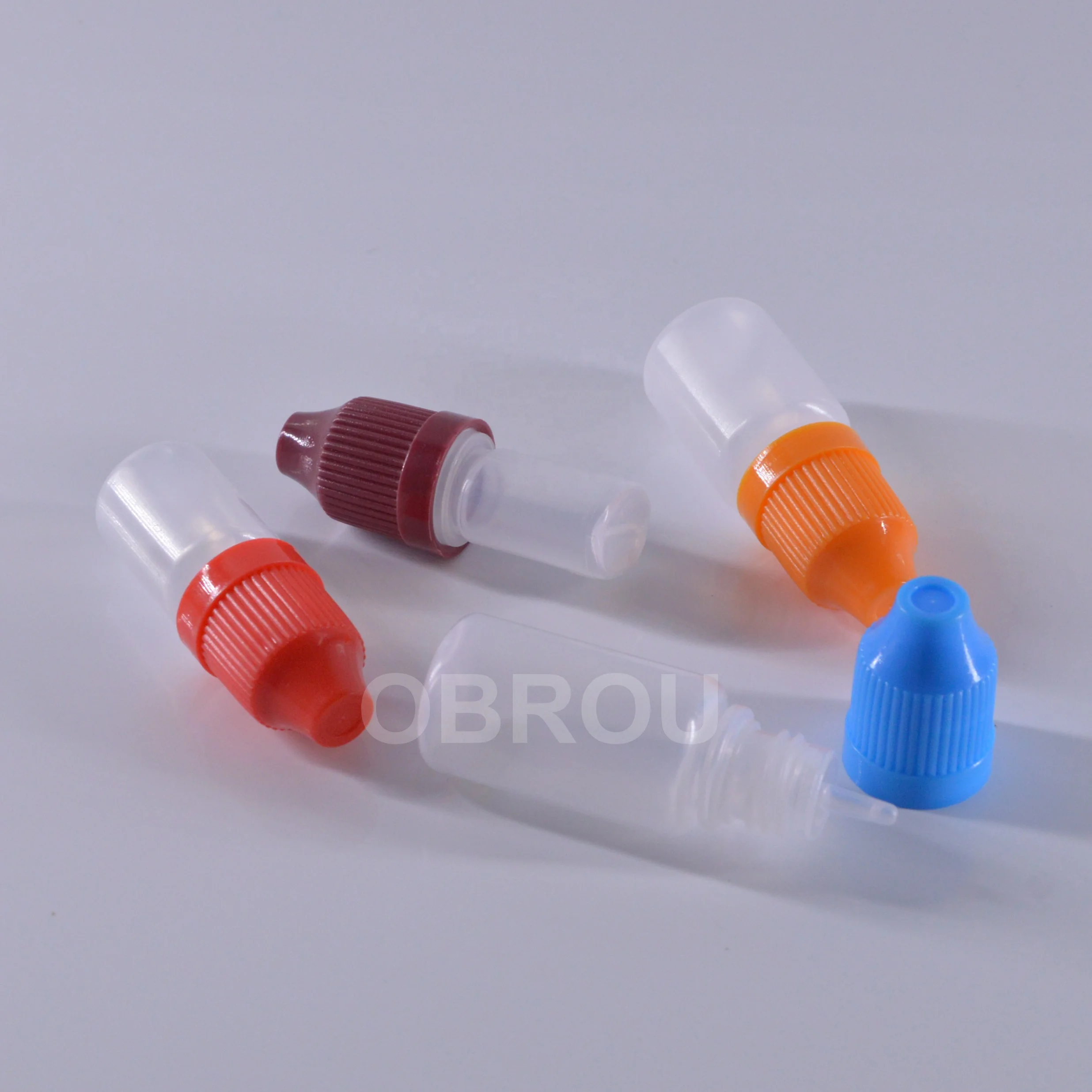 Squeezable Eye Drop Liquid Container 5ml 10ml Empty Plastic Dropper Bottle