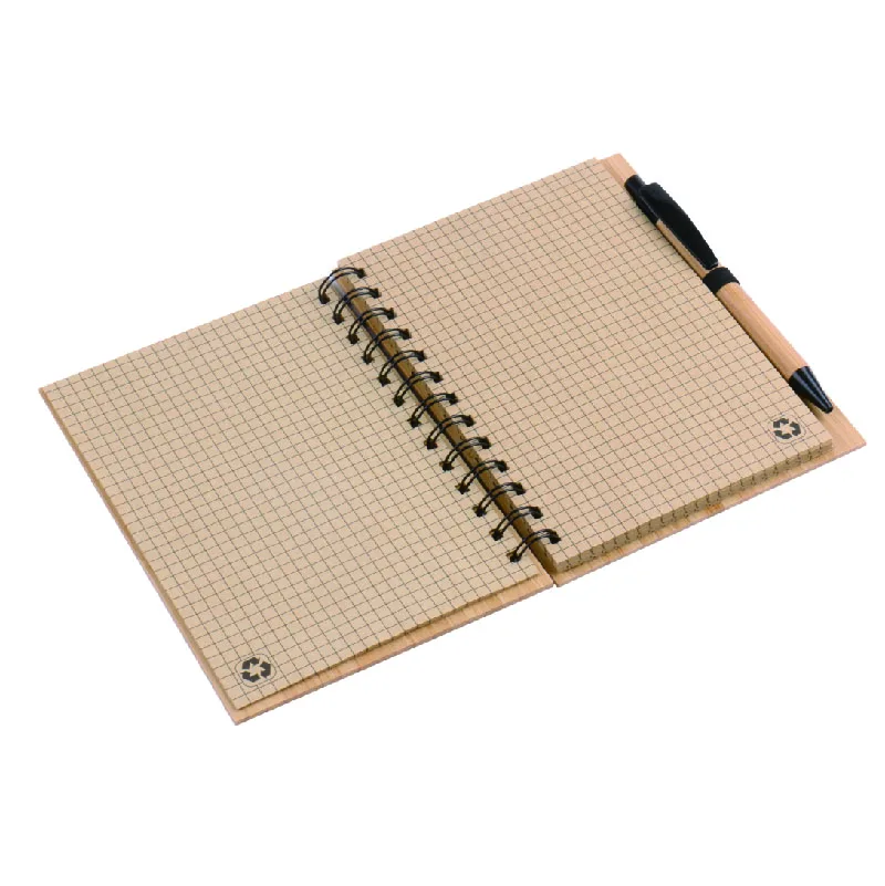Школьные и офисные принадлежности, личные журналы, блокнот из бамбука, блокнот с ручкой для руководителей, подарочный набор, школьница, молодая женская