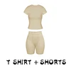 Tshirt set-Khaki