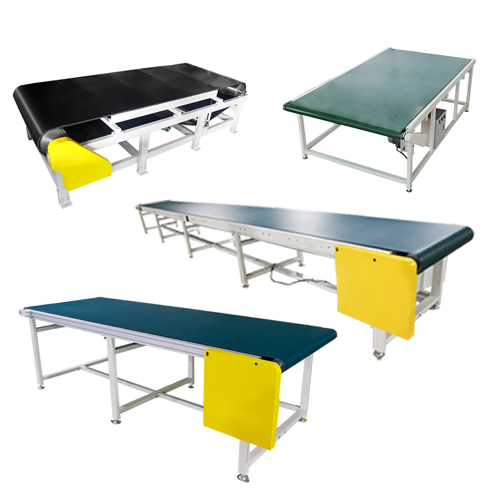 Customized Green Pvc Toothed Belt Curve Conveyor Conveyor Belt For Electronics Industry