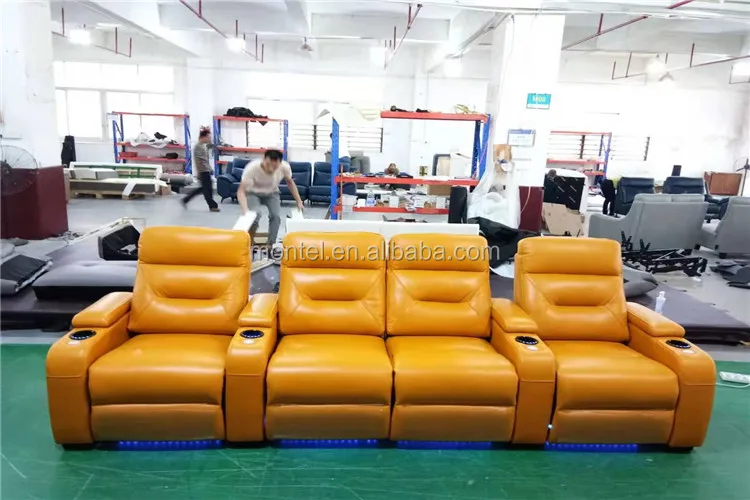 4 Seater Electric Cinema Sofa Home Theater Seating Furniture Cinema