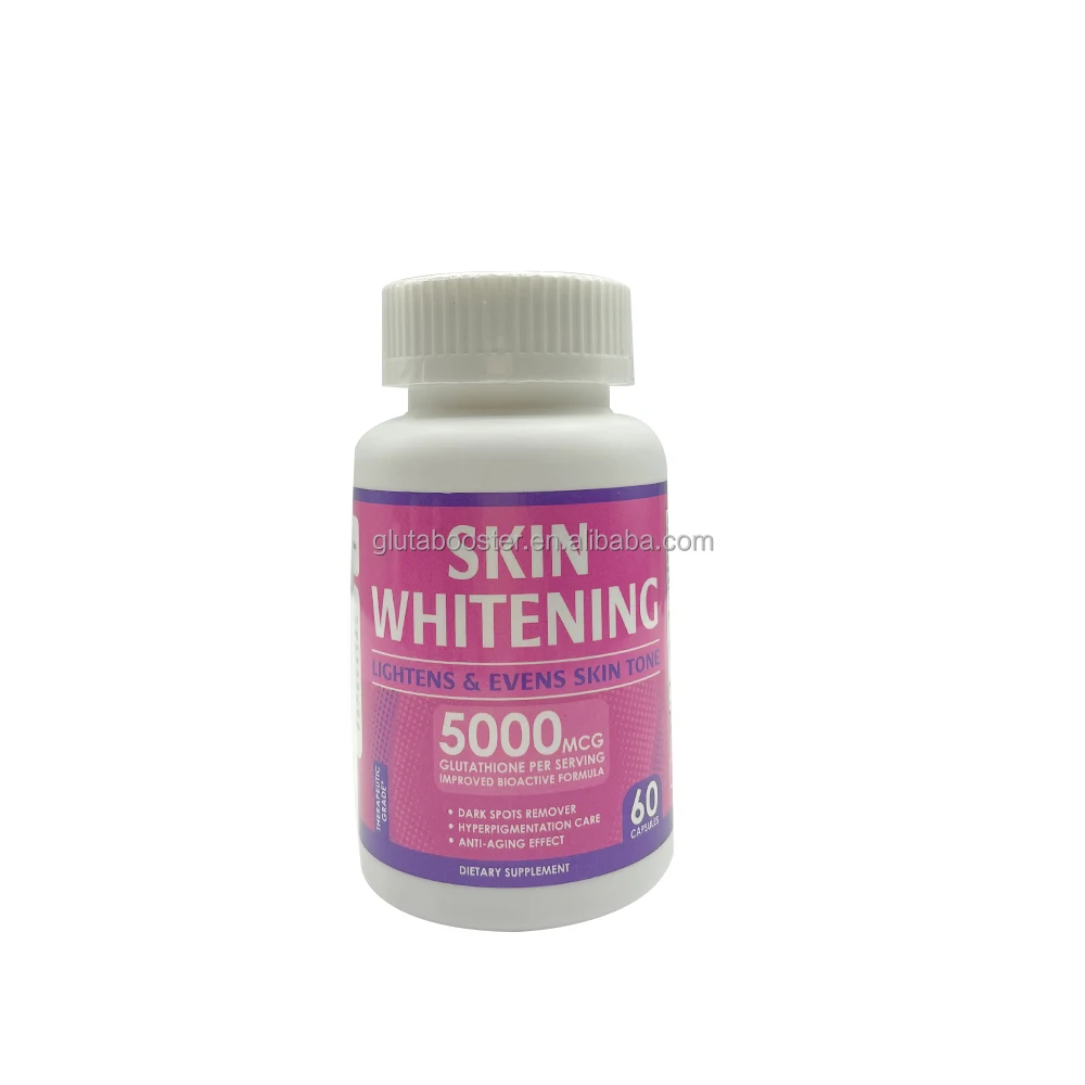 Private Label African Dark Spots Remover Lightening Whitening Capsule Skin  Whitening Pills Glutathion Gelule Eclaircissante