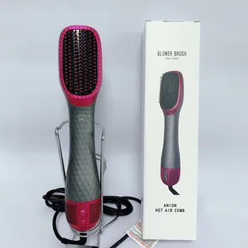 HY Manufactures Wholesale One-step Hair Dryer and Volumizer Styler Electric Straightening Comb Hot Air Brush
