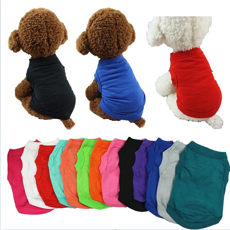 plain colored dog shirts