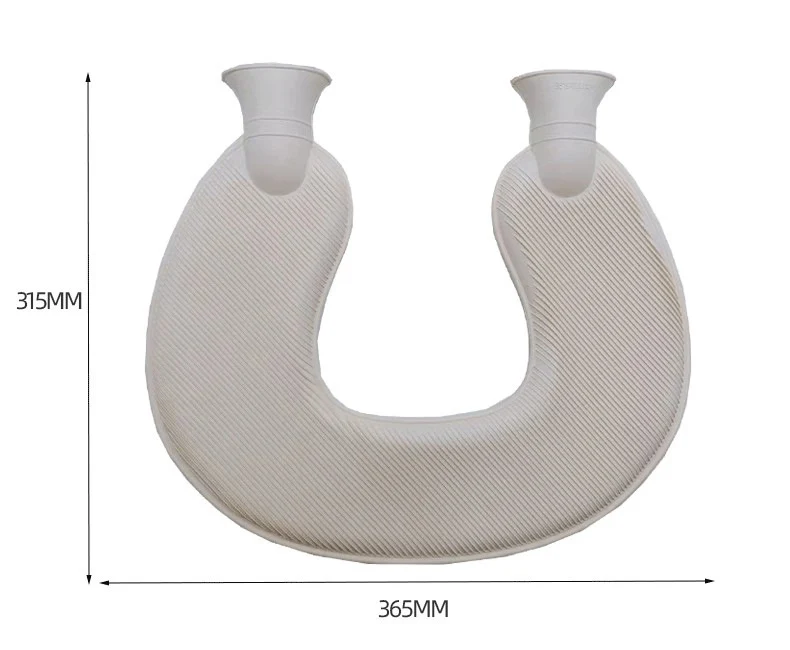 free sample u shape neck and shoulder warm hot water bags hot water bottle with covers custom