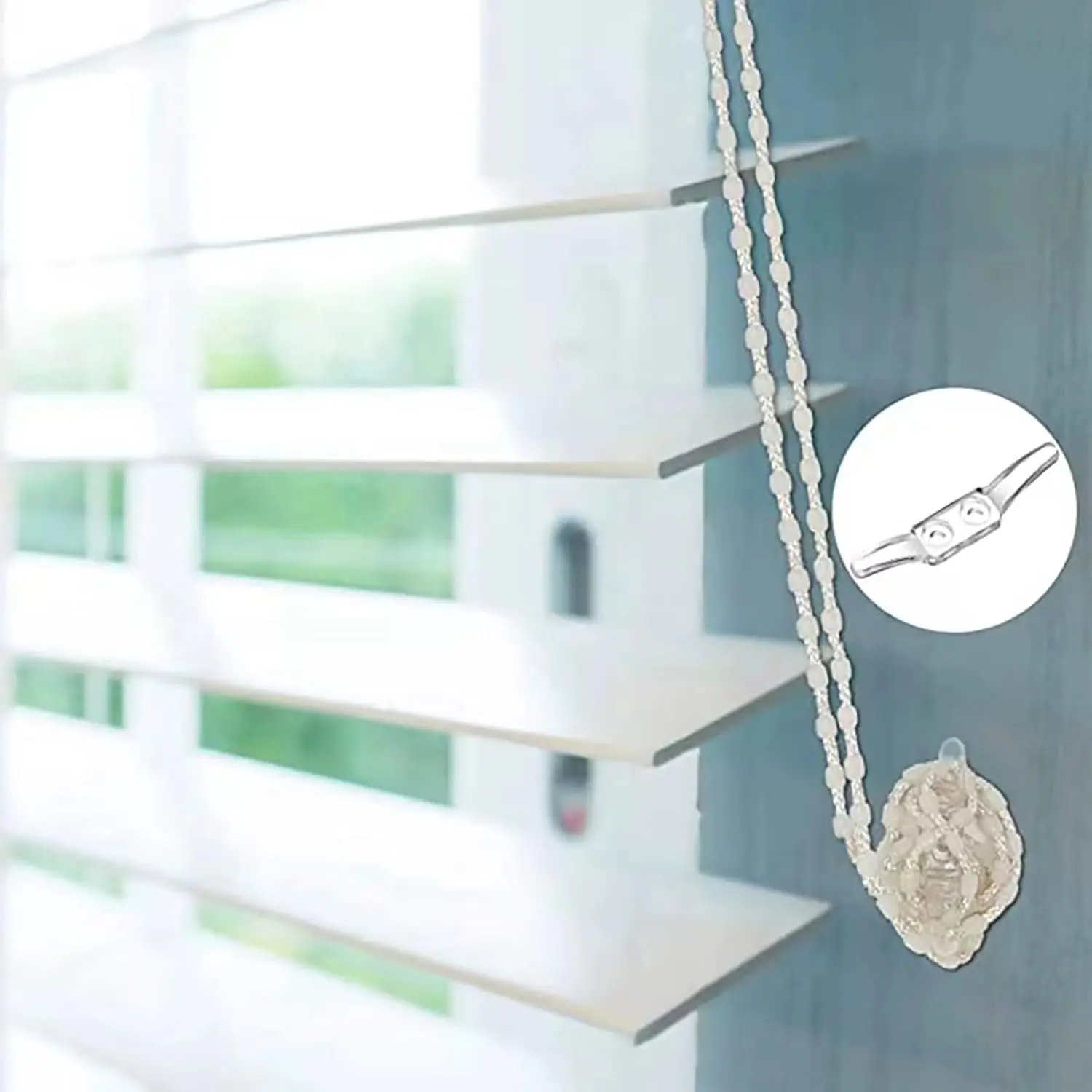 Blind Cord Safety Wraps for Home Office Window,blinds Cord Cleat Baby Safety Rope Holder Plastic for Roller Blinds