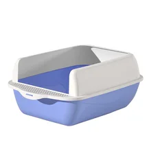 Lynpet factory price Closed Cat Litter Box With Lid Top Entrance Splash-proof Large Cat Toilet With Cat Litter Spoon