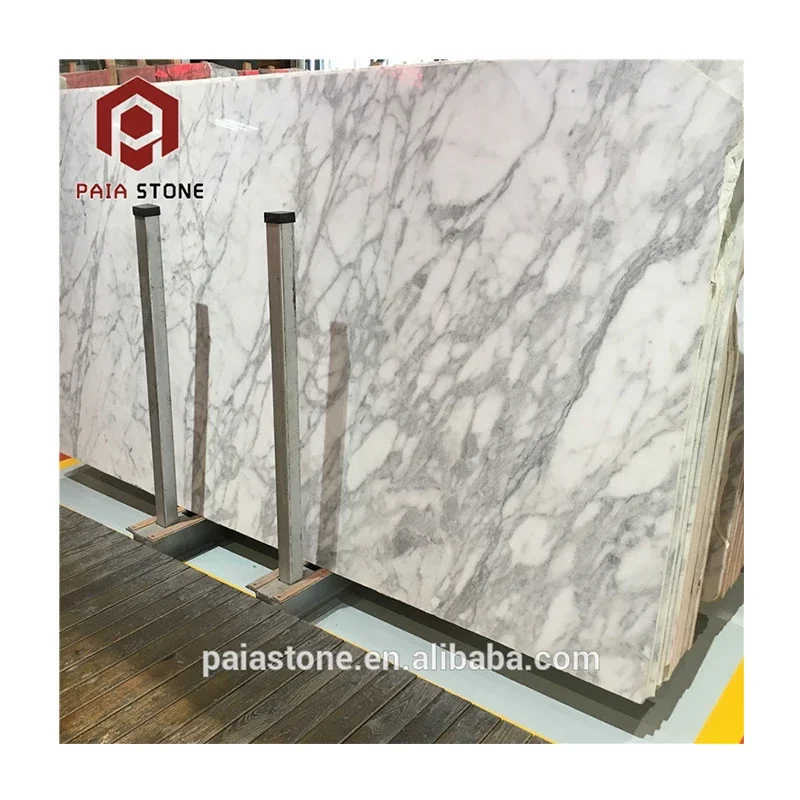 White Slabs Polished Carrara Gold Marble